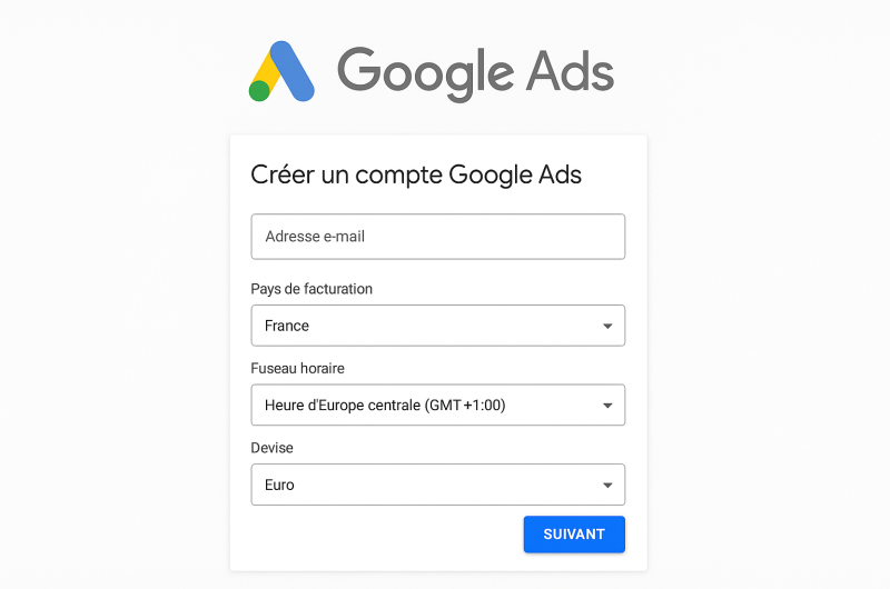 Tutoriel : créer un compte Google Ads et configurer votre facturation 