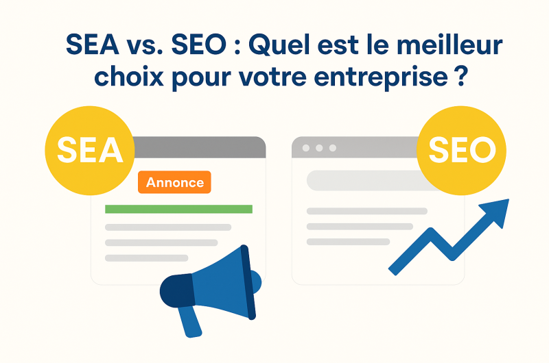SEA vs. SEO : Quel est le meilleur choix pour votre entreprise ?
